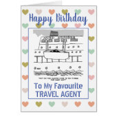 Happy Birthday Travel Agent (Voorkant)