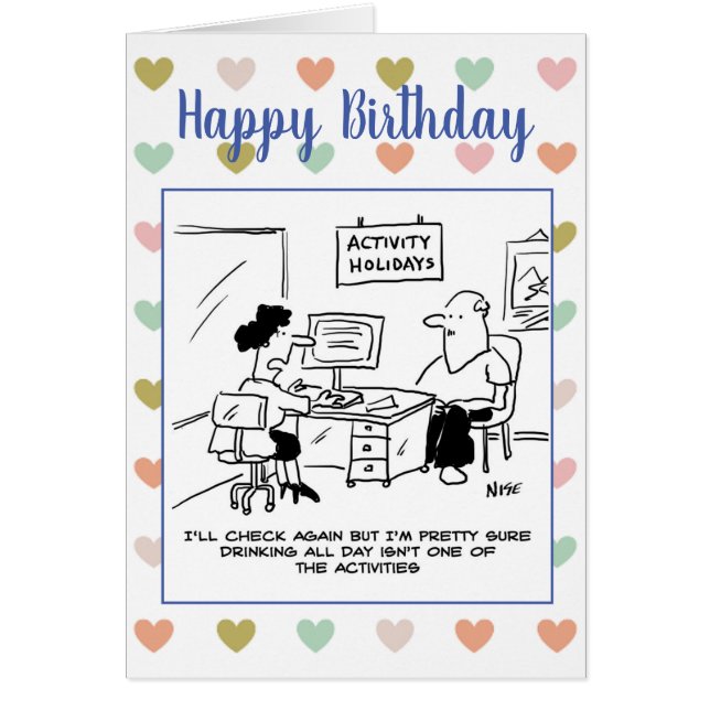 Happy Birthday Travel Agent Theme (Voorkant)