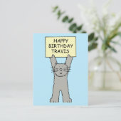 Happy Birthday Travis Briefkaart (Staand voorkant)