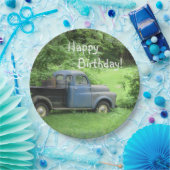 Happy Birthday  Truck Papieren Bordje (Feest)