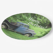 Happy Birthday  Truck Papieren Bordje (Gekanteld)