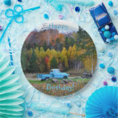 Happy Birthday Truck Papieren Bordje (Feest)