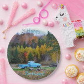 Happy Birthday Truck Papieren Bordje (Feest)