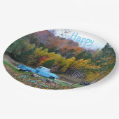 Happy Birthday Truck Papieren Bordje (Gekanteld)