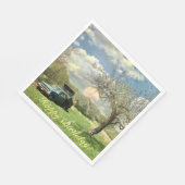 Happy Birthday Truck Sunset Servet (Hoek)