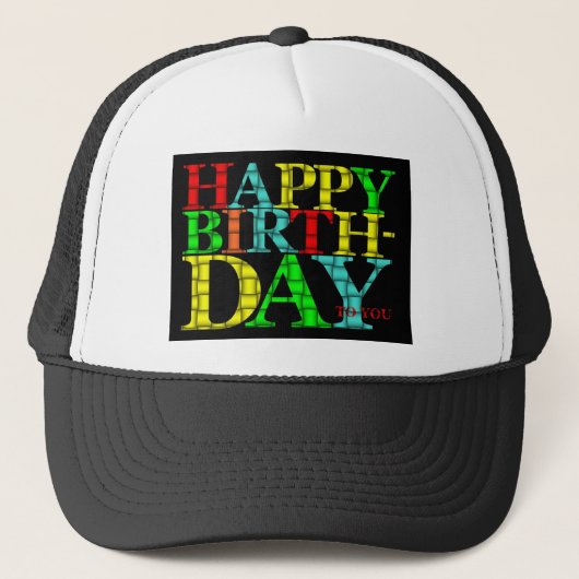 Happy Birthday Trucker Pet (Voorkant)