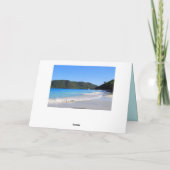 Happy Birthday, Trunk Bay, St. John, U.S.V.I. Kaart (Achterkant)