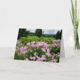 Happy Birthday - Tuin met een Uitzicht Kaart