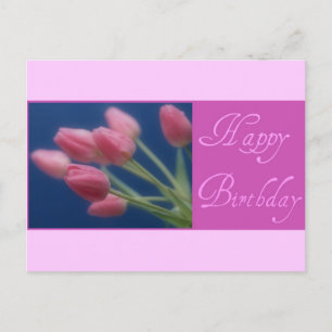 Happy Birthday Tulips Briefkaart