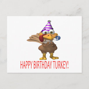 Happy Birthday Turkije Briefkaart