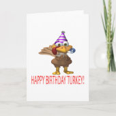 Happy Birthday Turkije Kaart (Voorkant)