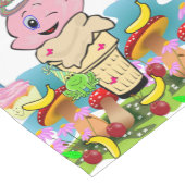 Happy Birthday Twin Cupcake Tafelloper (Hoek)