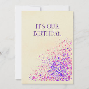 Happy Birthday Twin Feestdagenkaart