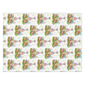 Happy Birthday Twin Tablecloth Confetti Cupcake  Tafelkleed (Voorkant (Horizontaal))