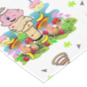 Happy Birthday Twin Tablecloth Confetti Cupcake  Tafelkleed (Gekanteld)