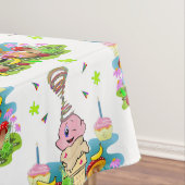 Happy Birthday Twin Tafelkleed Confetti Cupcake  (Voorbeeld)