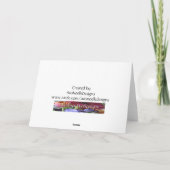 Happy Birthday Twins! - Roze Flamingo's Kaart (Achterkant)