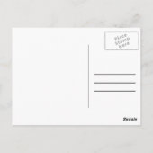 Happy Birthday Typography Cake Briefkaart (Achterkant)