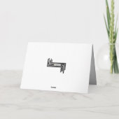 Happy Birthday Typography High Wenskaart Kaart (Achterkant)