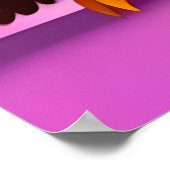 Happy Birthday, uil, cake| AI Art Poster (Hoek)