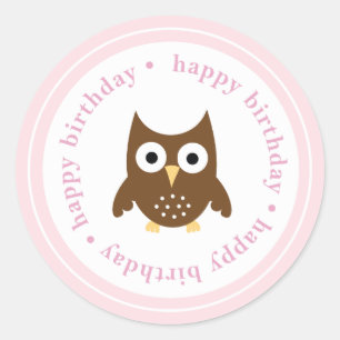 {happy birthday} uil sticker