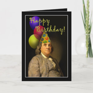 Happy Birthday uit Ben Franklin Kaart