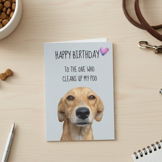 Happy Birthday uit de Humor van de Dog Funny Kaart