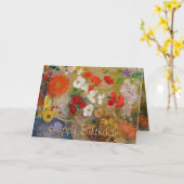 Happy Birthday uit Josephine CC0602 Flower Card Kaart (Gele Bloem)