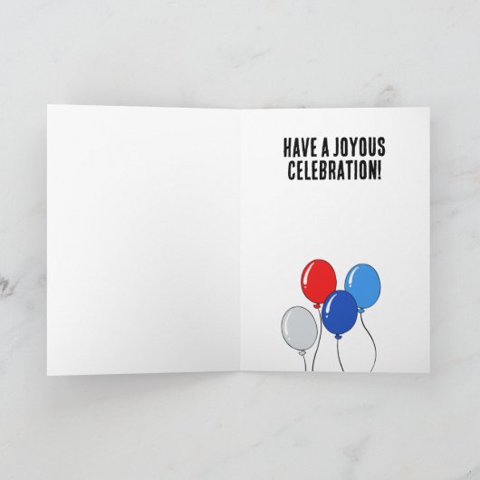 Happy Birthday uit Kamala Harris Kaart (Binnen)