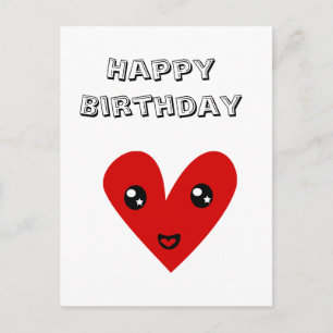 Happy Birthday uit mijn Happy Heart Briefkaart