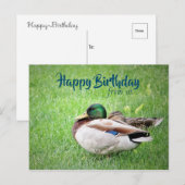 Happy Birthday uit ons Briefkaart (Voorkant / Achterkant)