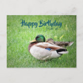 Happy Birthday uit ons Briefkaart (Voorkant)