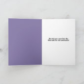 Happy Birthday uit ons twee katten Feestdagen Kaart (Binnen)