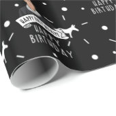 Happy Birthday uit Ruth Bader Ginsburg Cadeaupapier (Rol Hoek)