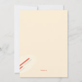 Happy Birthday Uitnodiging (Achterkant)