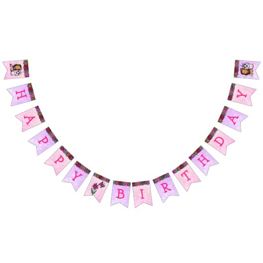 Happy Birthday Unicorn en Fairies Banner (Alle)