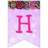 Happy Birthday Unicorn en Fairies Banner (Tweede vlag)