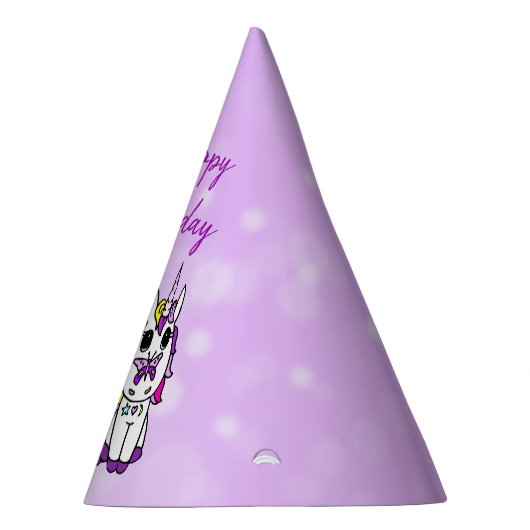 Happy Birthday Unicorn en Fairy Feesthoedjes (Rechts)