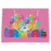 Happy Birthday unicorn, grote cadeautas meisjes (Voorkant)