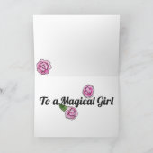 Happy Birthday Unicorn Kaart (Binnen)