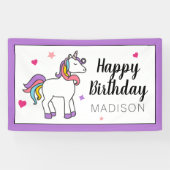 Happy Birthday | Unicorn Spandoek (Horizontaal)