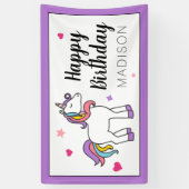 Happy Birthday | Unicorn Spandoek (Verticaal)