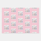 Happy Birthday Unicorn Themed Inpakpapier Vel (Voorkant 3)