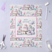 Happy Birthday Unicorn Themed Tissuepapier (Craft)