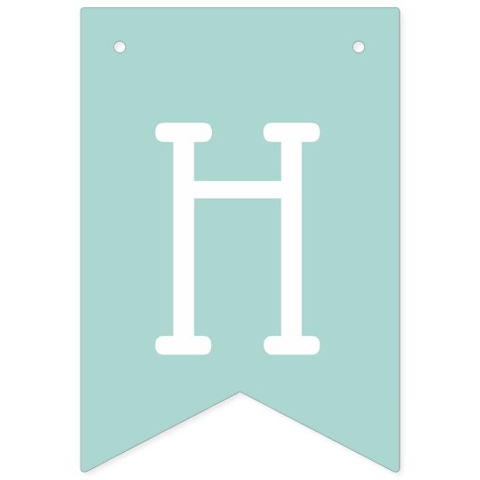 Happy Birthday Unicorn Vlaggetjes (Tweede vlag)