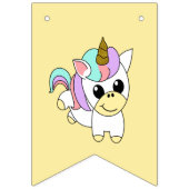Happy Birthday Unicorn Vlaggetjes (Eerste vlag)