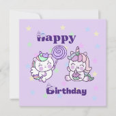 Happy Birthday Unicorns (Voorkant)