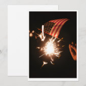 Happy Birthday USA Greeting Card Feestdagenkaart (Voorkant / Achterkant)