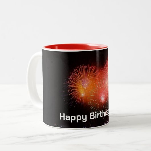 Happy Birthday USA Mok (Voorkant links)