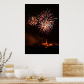 Happy Birthday USA Poster (Keuken)